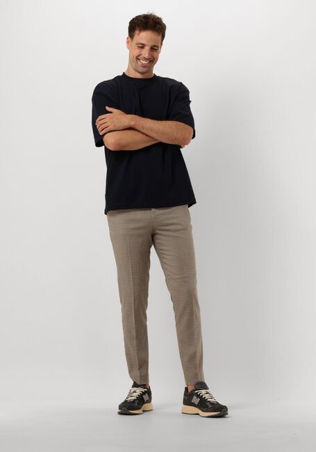 Donkerblauwe SELECTED HOMME T-shirt SLHLOOSEOSCAR SS O-NECK TEE NOOS - large