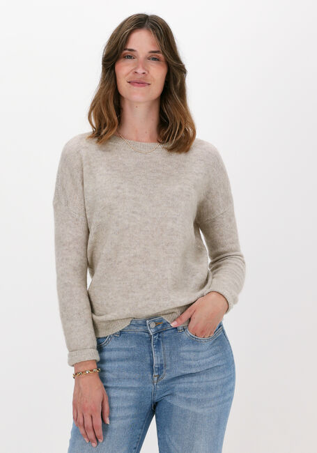 Beige MSCH COPENHAGEN Trui FEMME MOHAIR O PULLOVER 1 - large