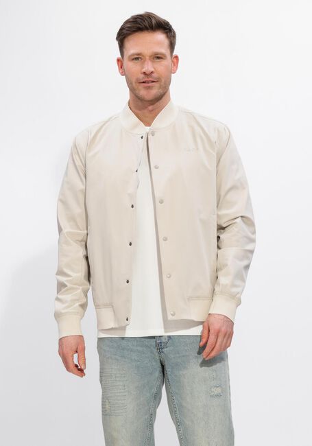 Beige PURE PATH Overshirt BOMBER LONGSLEEVED SJACKET - large