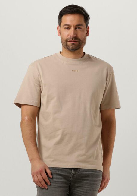HUGO T-shirt DAPOLINO en beige - large
