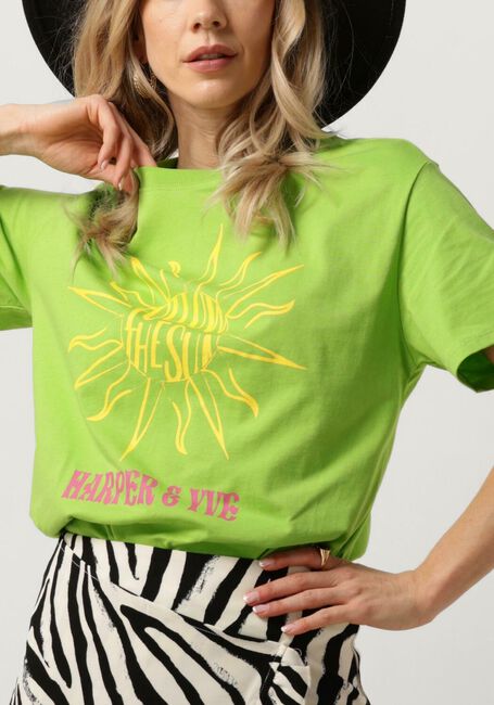 HARPER & YVE T-shirt FOLLOWTHESUN-SS en vert - large