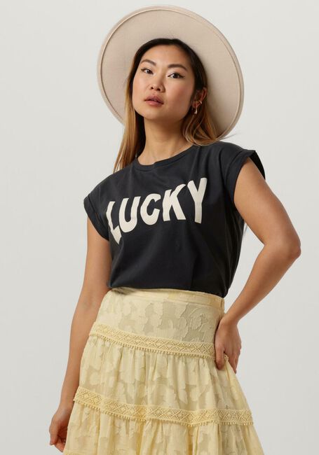 BY-BAR T-shirt LUCKY THELMA TOP Anthracite - large