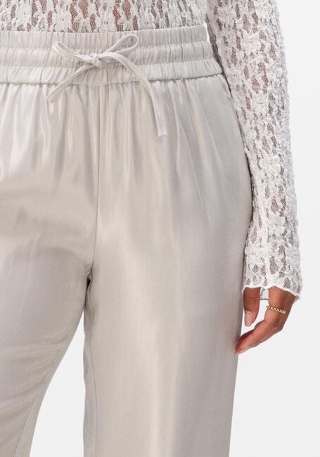 AIMEE THE LABEL Pantalon large FAITH TROUSER en argent - large
