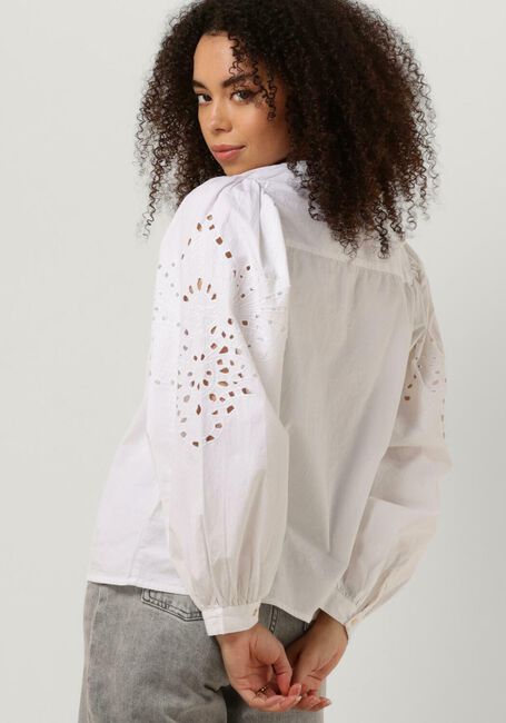 Witte BY-BAR  RIKKI EMBROIDERY BLOUSE - large