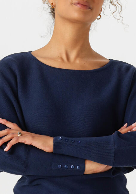 NUKUS Pull BATWING PULLOVER PLAIN Bleu foncé - large