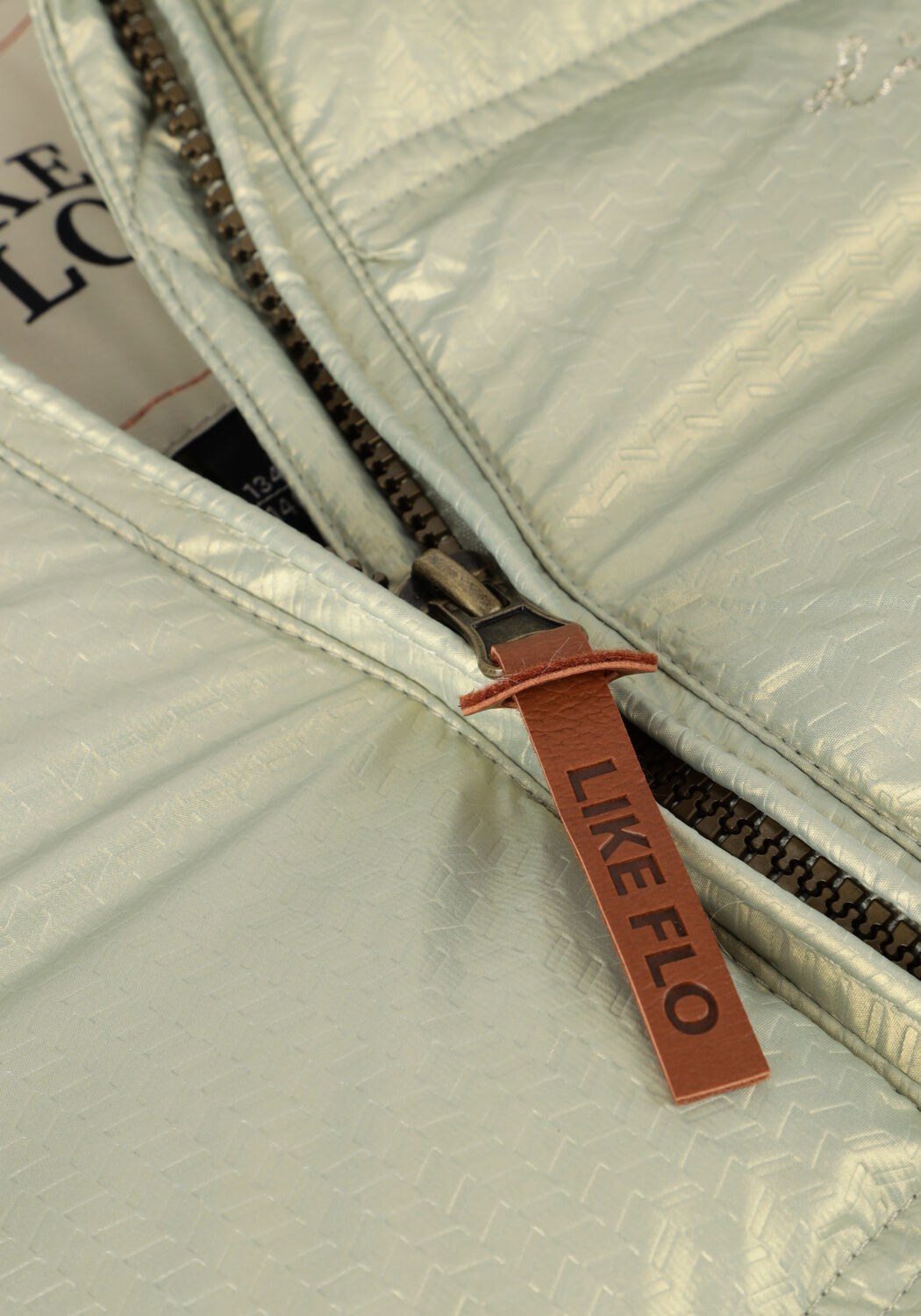 LIKE FLO Veste matelass&eacute; AMAYA FLO GIRLS SHORT FANCY HOODED JACKET Menthe - large