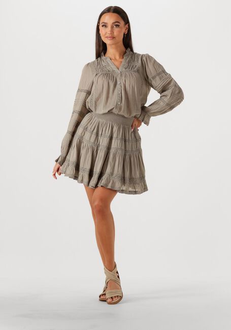 NEO NOIR Mini-jupe CALLIA S VOILE SKIRT Kaki - large