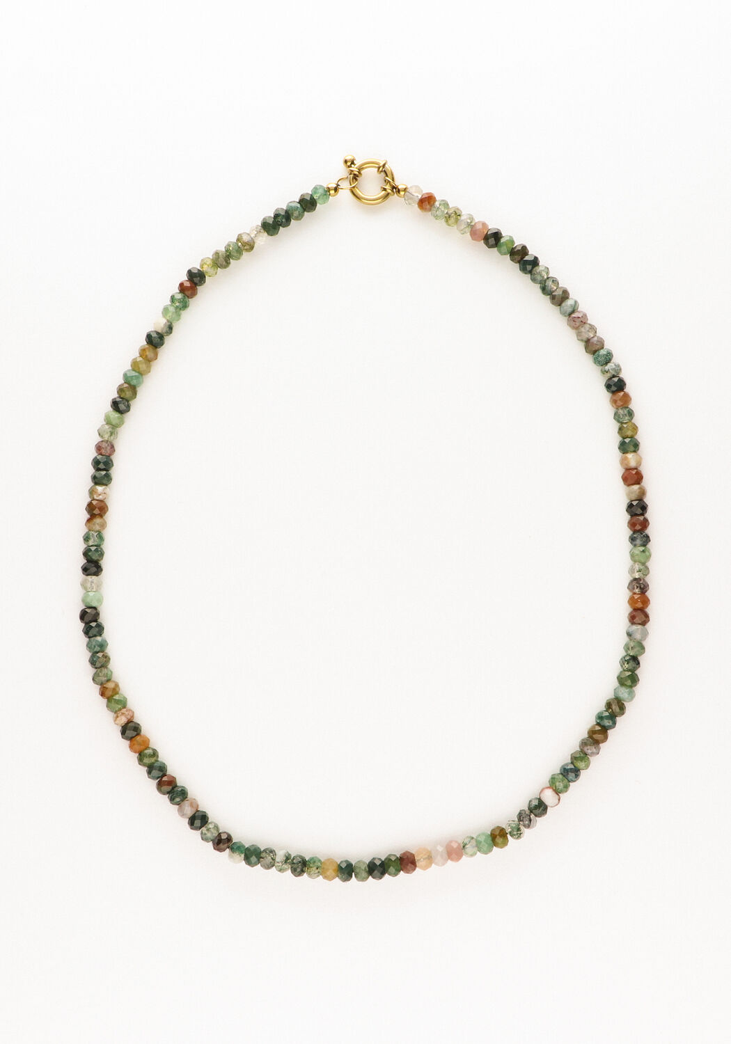 Groene NOTRE-V Sieraad KETTING KRALEN GROEN