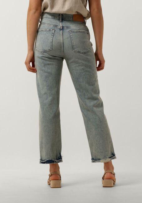 7 FOR ALL MANKIND Bootcut jeans LOGAN STOVEPIPE FROST WITH FOLD UP HEM Bleu clair - large