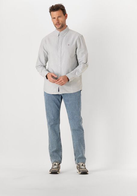 Lichtgrijze TOMMY JEANS Casual overhemd TJM REG OXFORD SHIRT EXT - large