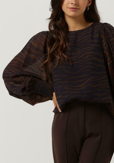 FREEBIRD TISHA BLOUSE Blouses en marron - large