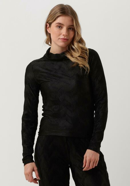 ANOTHER LABEL Longsleeves CHARLOT TOP L/S en noir - large