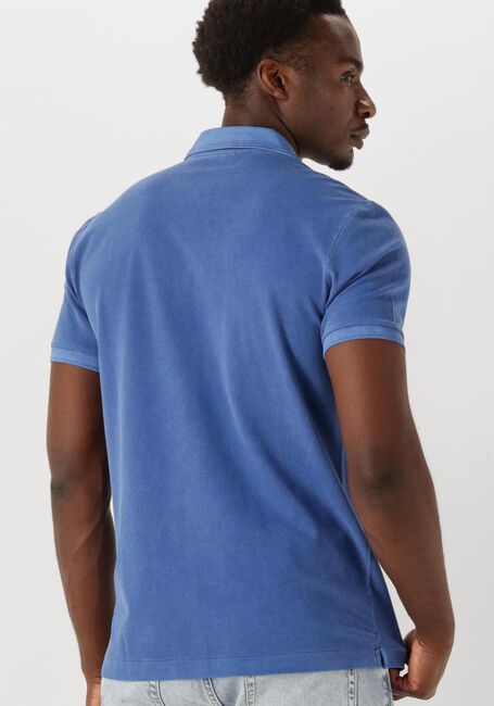 G-STAR RAW Polo DUNDA OVERDYED SLIM POLO S\S en bleu - large