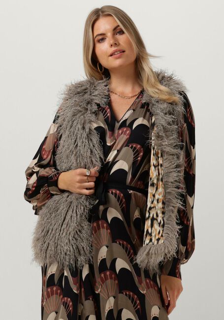Bruine SUMMUM Gilet GILET FAUX FUR - large