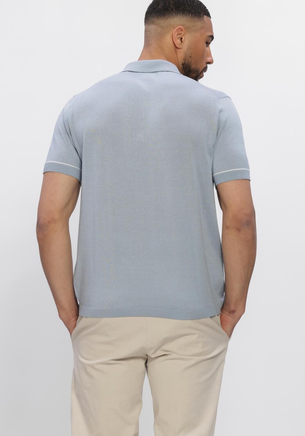 STEFANO LAURAN Polo POLO BASTIAN Bleu clair - large