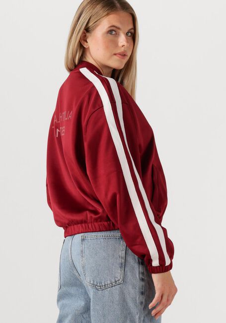 ALIX THE LABEL Pull LADIES KNITTED TRAININGS SWEAT JACKET Bordeaux - large