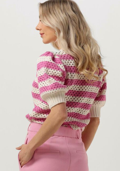 MINUS T-shirt GEORGINA KNIT T-SHIRT en rose - large