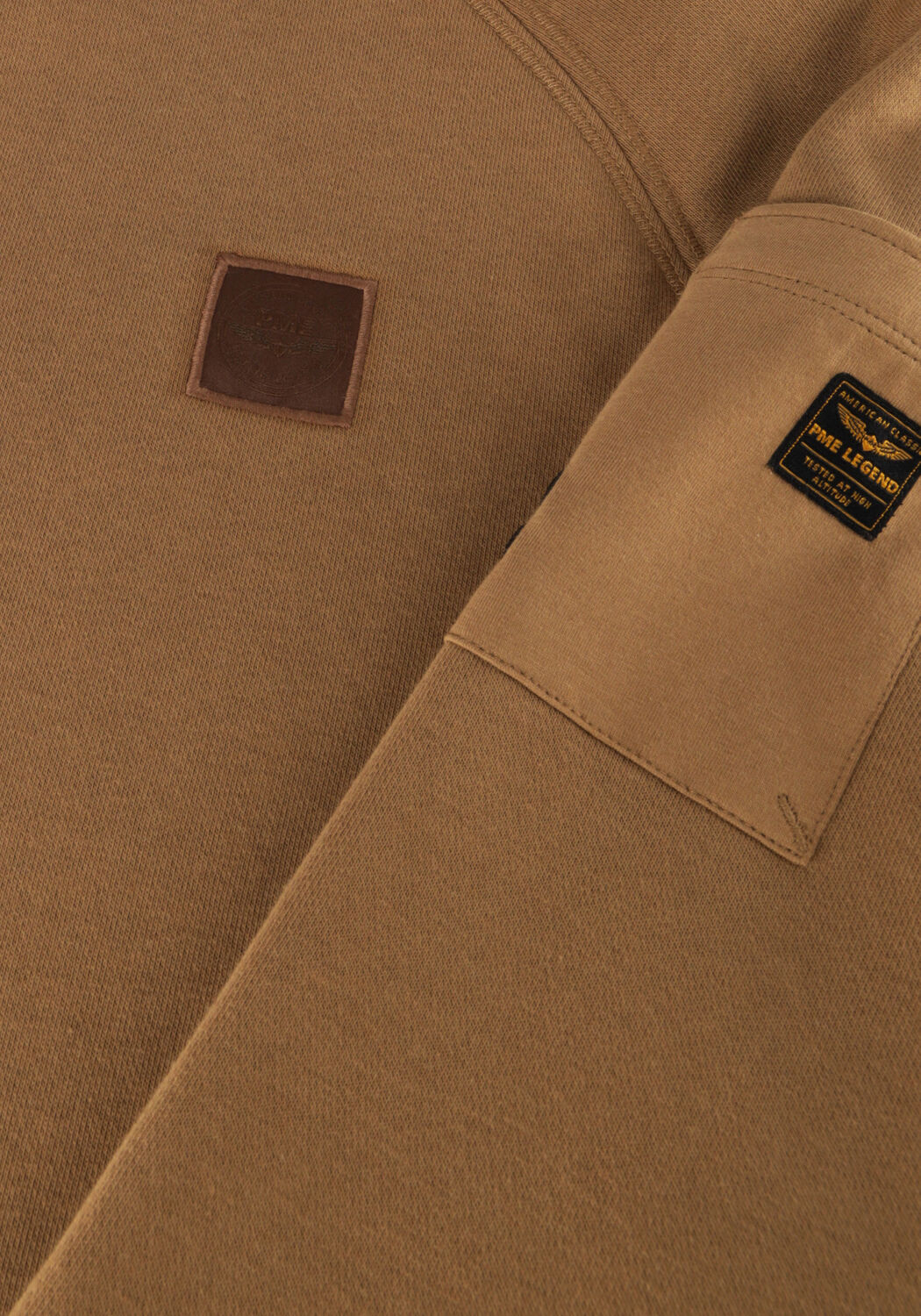 PME LEGEND Chandail CREWNECK SOFT FLEECE SWEAT en marron - large