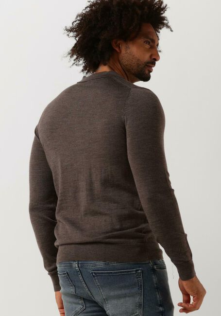 PROFUOMO Polo POLO LONGSLEEVE en taupe - large