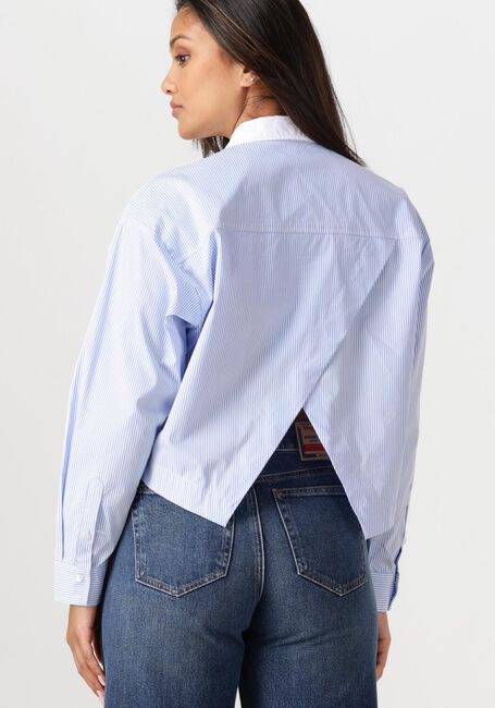 CO'COUTURE GIA CROP SHIRT Blouses en bleu - large