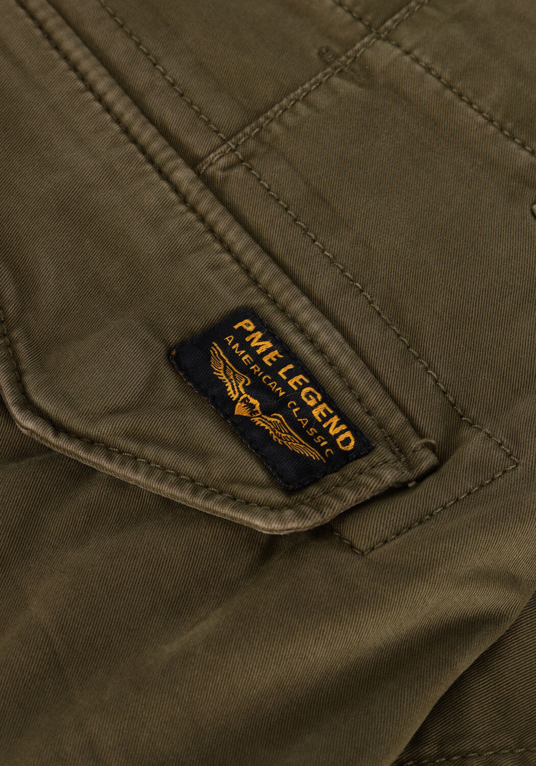 PME LEGEND Pantalon cargo NORDROP CARGO STRETCH TWILL en vert - large