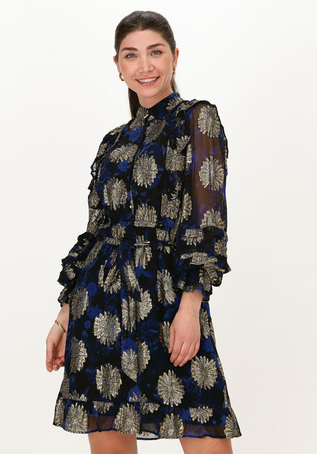 Donkerblauwe FABIENNE CHAPOT Mini jurk LEONIE FESTIVE DRESS - large