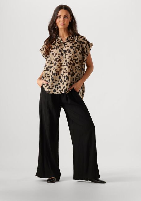KNIT-TED Pantalon large JALOU en noir - large