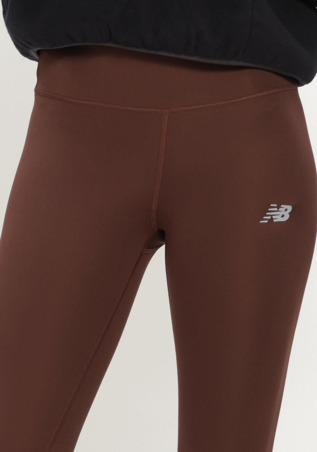 Bruine NEW BALANCE Broeken/jumpsuits NB HARMONY HIGH RISE LEGGING 2 - large