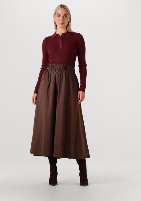 NOTRE-V Jupe maxi NV-FRIGG en marron - large