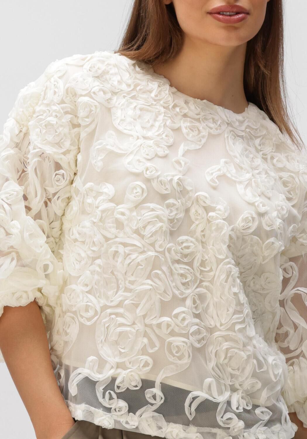 Gebroken wit CO'COUTURE  TESSY FLOWER BLOUSE - large