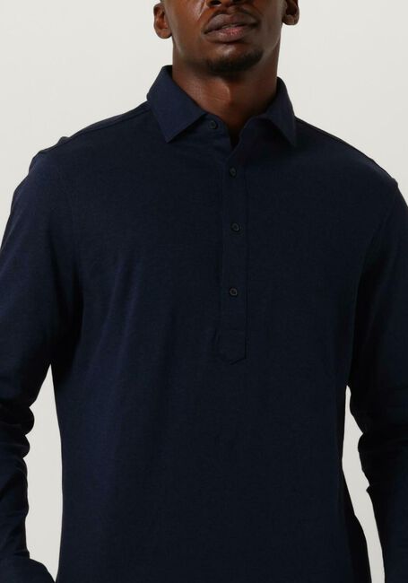 TOMMY HILFIGER Chemise décontracté DC PIQUE POPOVER RF SHIRT Bleu foncé - large