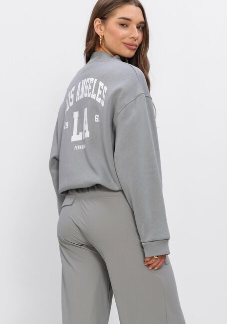 PENN & INK Gilet CARDIGAN PRINT en gris - large