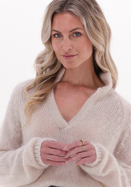 KNIT-TED Pull ESTHER PULLOVER Écru - large