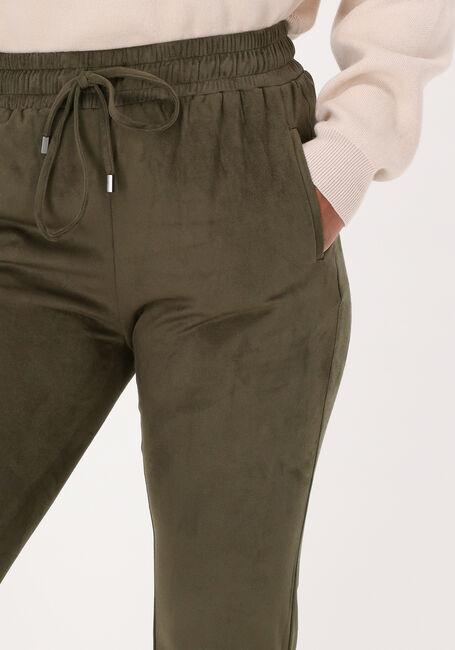 SIMPLE Pantalon de jogging LEILA en vert - large