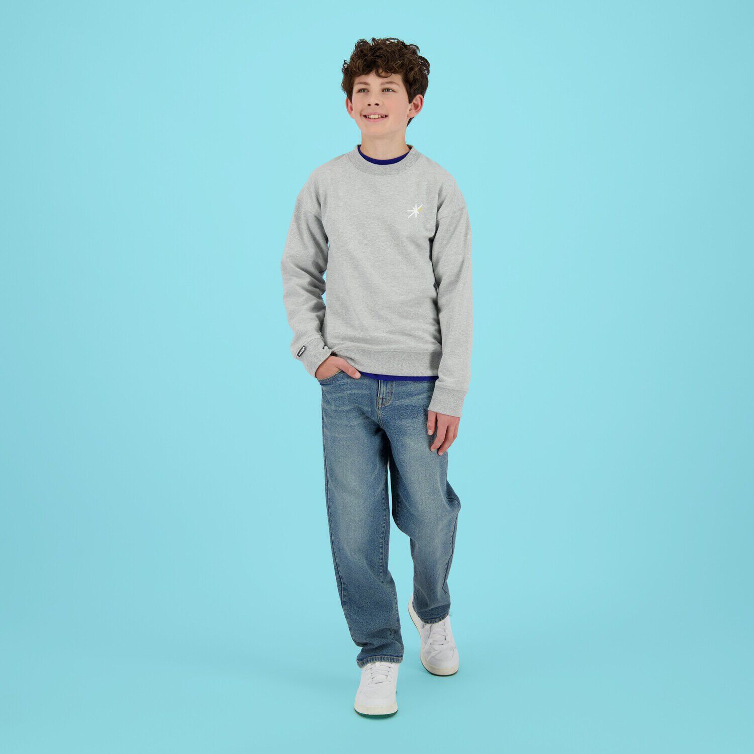 RAIZZED Chandail NORWIN en gris - large