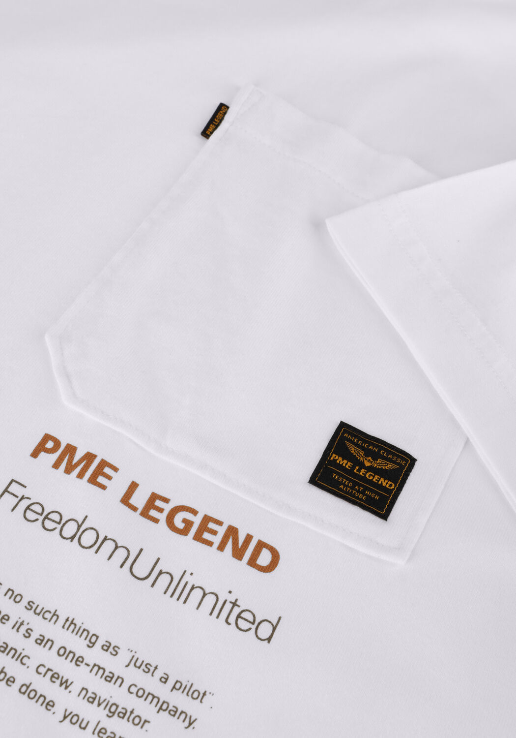 PME LEGEND T-shirt SHORT SLEEVE R-NECK PLAY SINGLE JERSEY &Eacute;cru - large