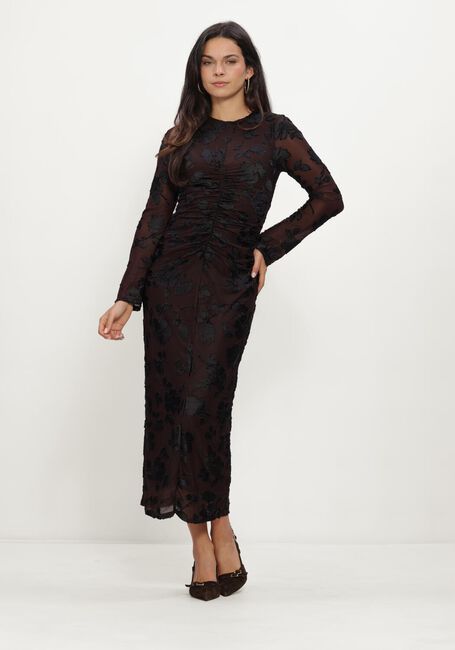 Y.A.S. Robe maxi YASMARENA LS LONG DRESS S en marron - large