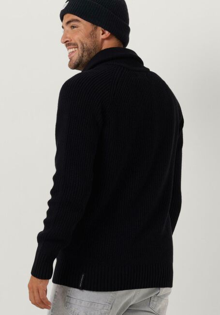 BUTCHER OF BLUE Pull OVERLAND HALF ZIP Bleu foncé - large