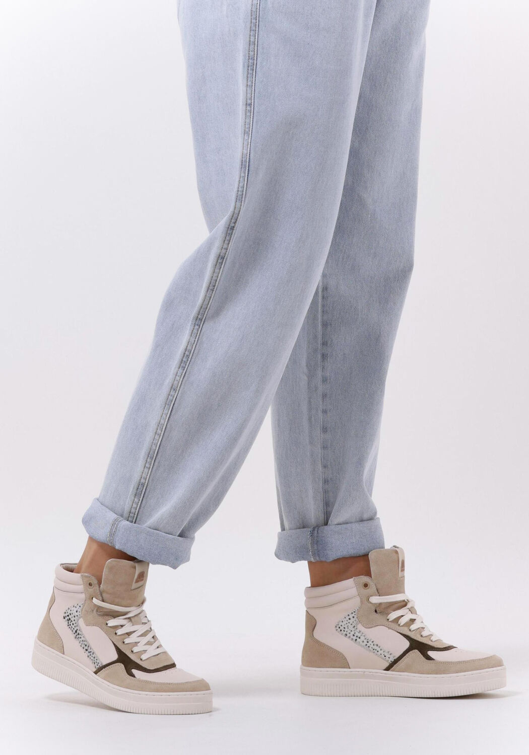 Witte MARUTI Hoge sneaker MONA | Omoda