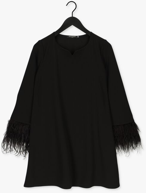 ANA ALCAZAR Robe midi DRESS FEATHERS REACH COMPLIANT en noir - large