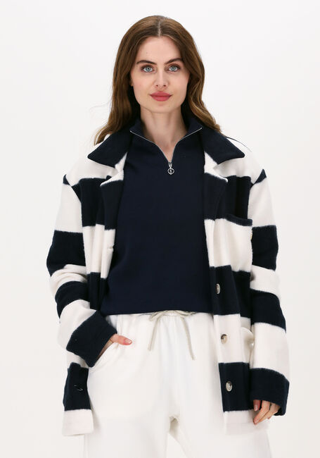 10DAYS Jack SOFT JACKET STRIPE Écru - large