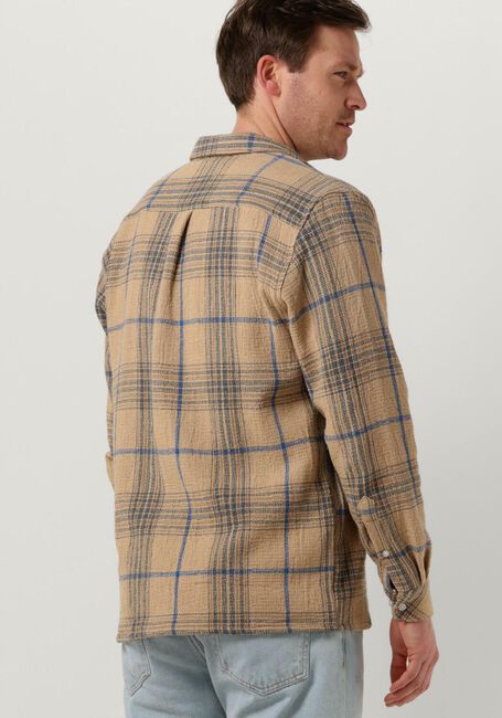 WOODBIRD Surchemise PRIZE CHECK SHIRT en camel - large