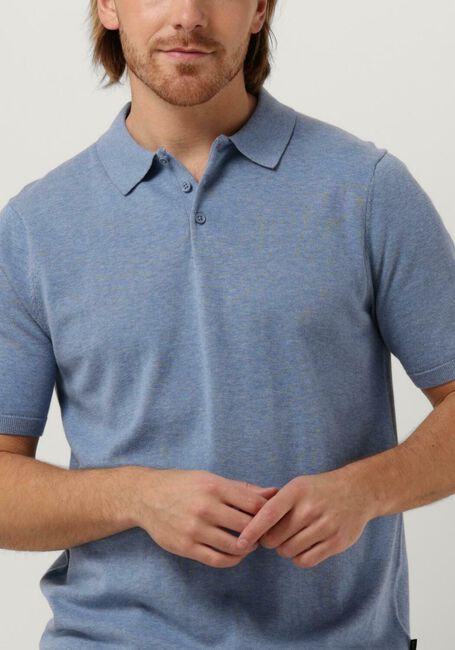 SAINT STEVE Polo CHRIS Bleu clair - large