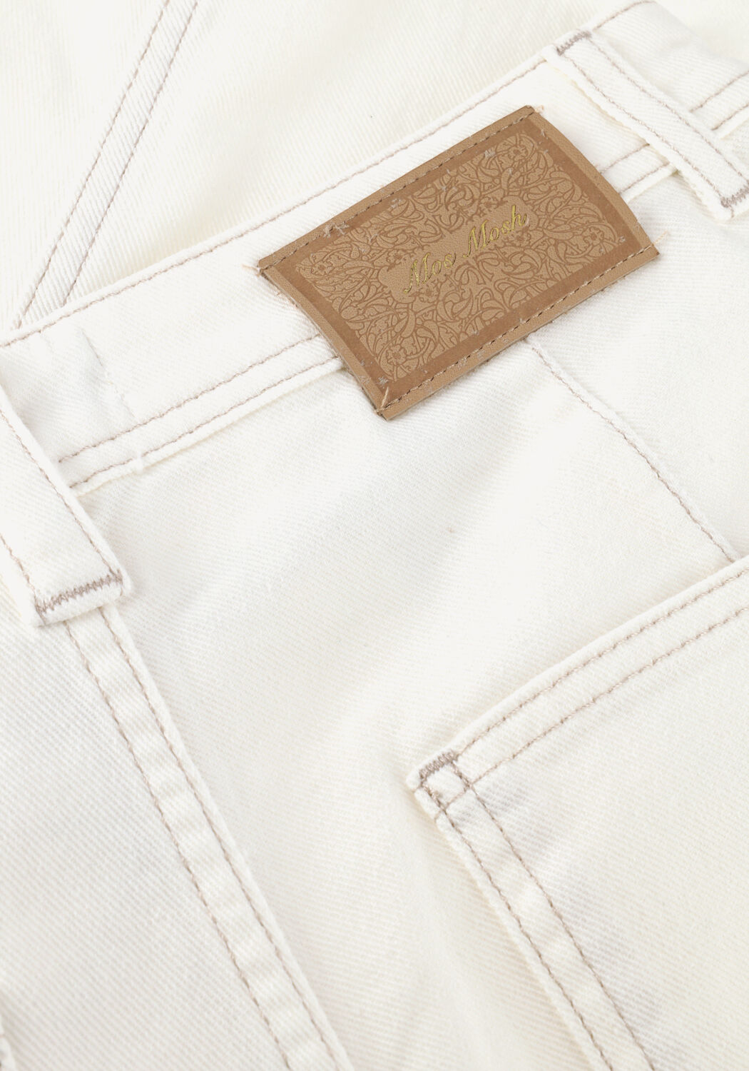 Gebroken wit MOS MOSH Broeken/jumpsuits MMAYMEN MELO PANT - large