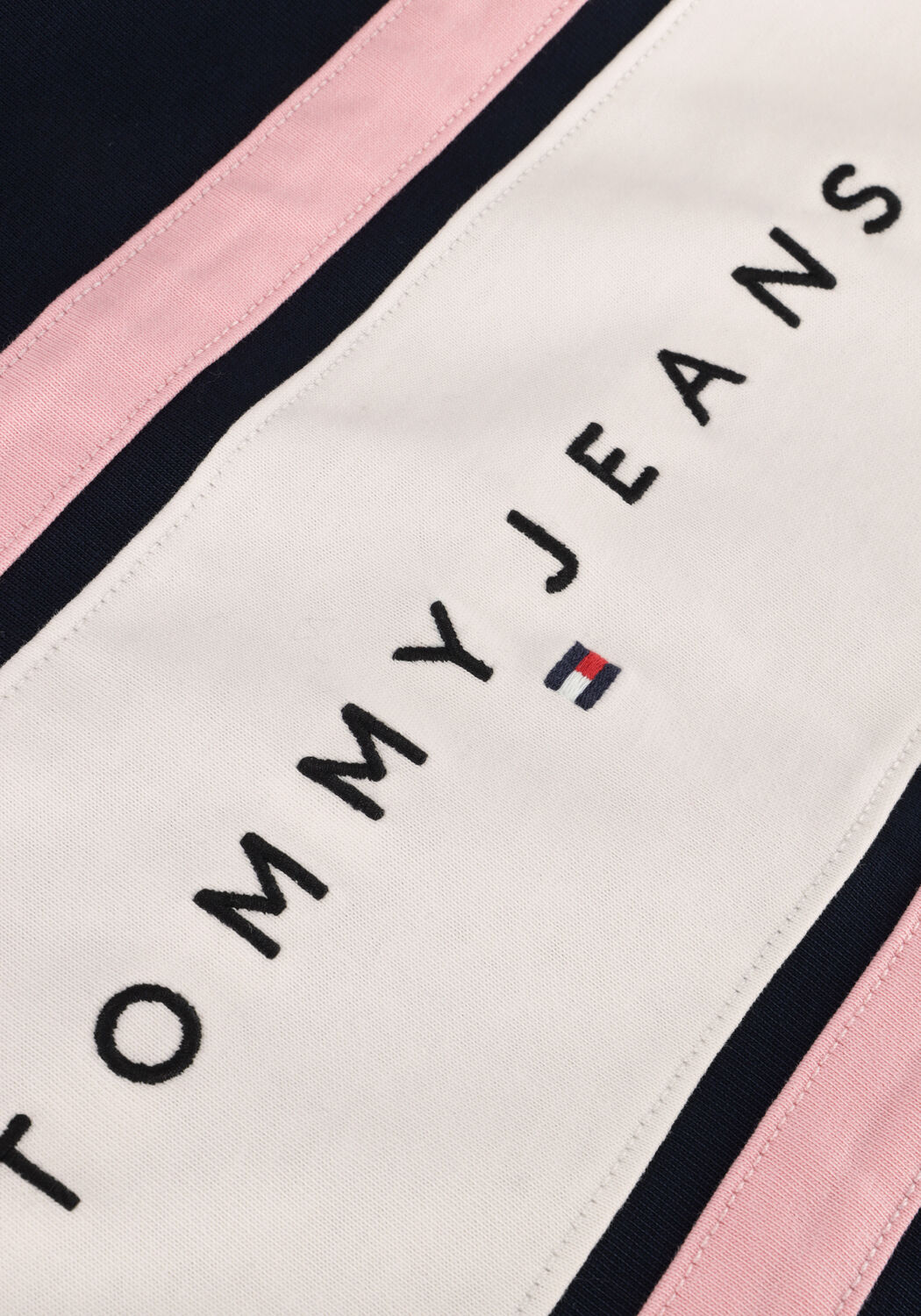 TOMMY JEANS Polo TJW COLORBLOCK RUGBY Bleu fonc&eacute; - large