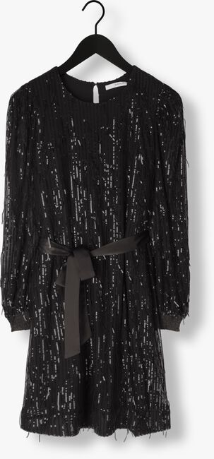 Zwarte SUMMUM Mini jurk DRESS FRINGE SEQUINS - large