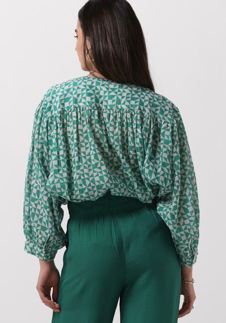 BY-BAR Blouse LUCY GRAPHIC BLOUSE en vert - large