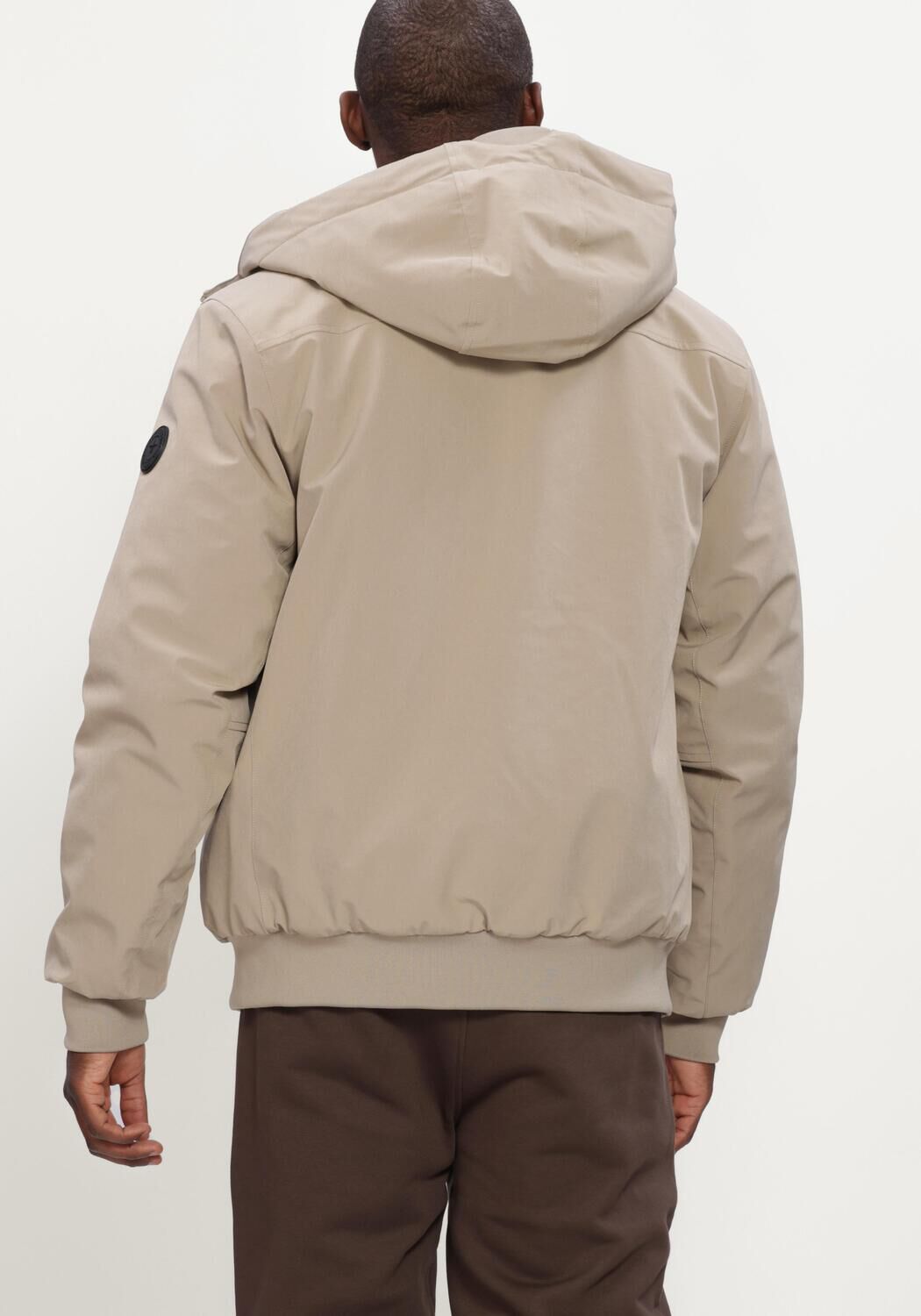 Beige AIRFORCE Jack PADDED BOMBER - large