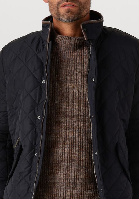 Donkerblauwe BARBOUR Jack POWEL QUILTED JACKET QUILTED - large