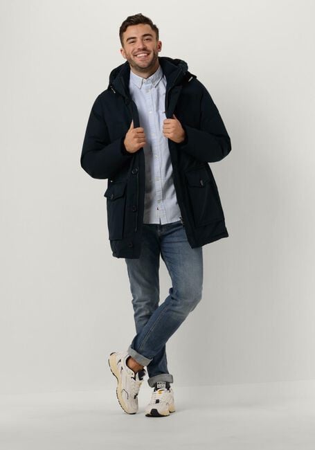 Donkerblauwe TOMMY HILFIGER Jassen ROCKIE NON FUR DOWN PARKA Donkerblauwe TOMMY HILFIGER Jassen ROCKIE NON FUR DOWN PARKA - large